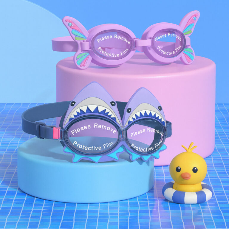 Oculos de natação piscina infantil de silicone