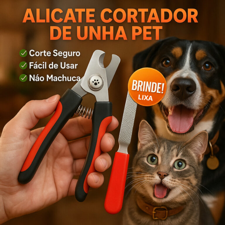 Alicate Pet Cortador de Unhas Profissional Tesoura
