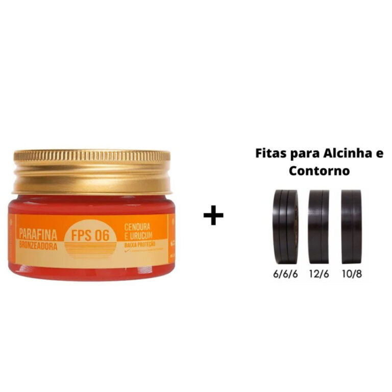 Parafinas 100g Duotrato + 3 Fitas para Bronzeaamen