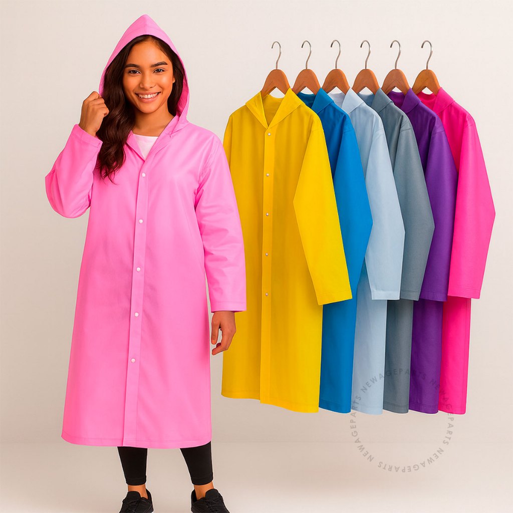Capa Para Chuva Adulto Pvc Eva Feminina Masculina Colorida