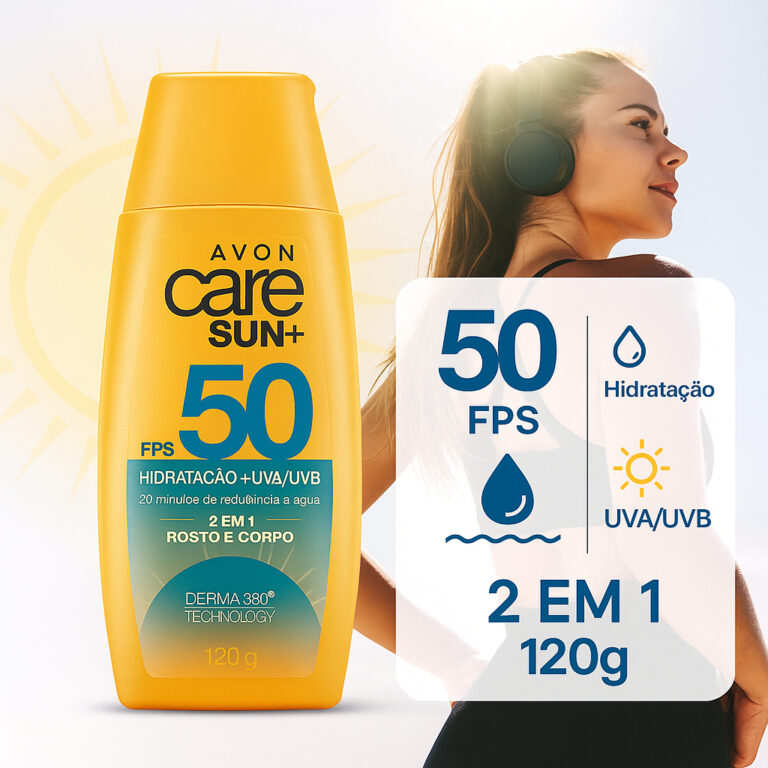 Protetor Solar Care Sun+ 2 em 1 Rosto e Corpo FPS 