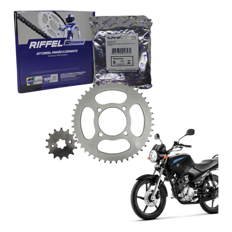 Kit Relação Transmissão Factor Ybr 125 2003 A 2