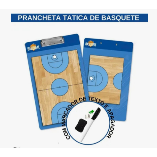 Prancheta de Basquete Treino Tática em Quadra Dua