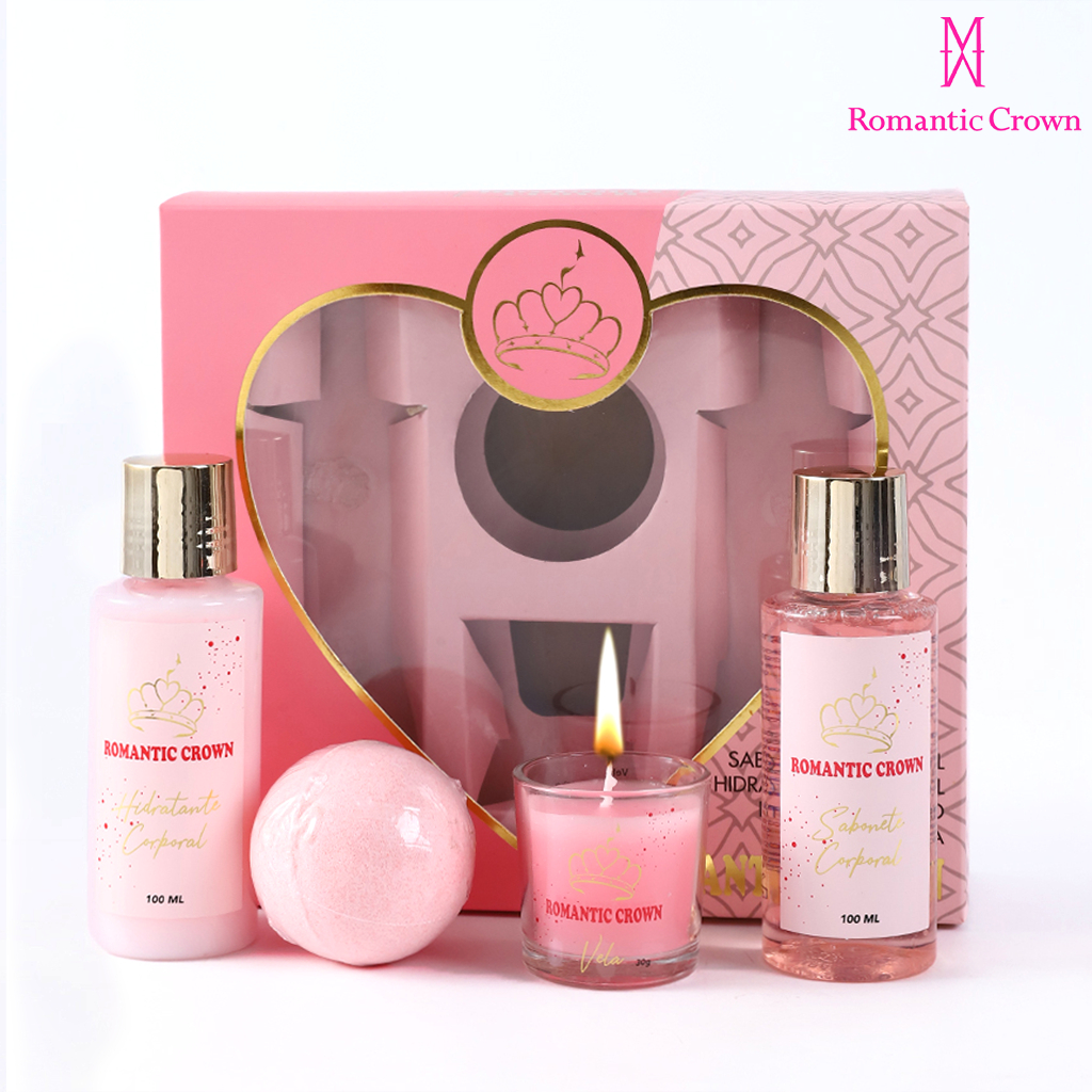 Kit Presente Spa Feminino de Natal com Aromaterapia para Banho, Ideal para Aniversário, Mãe, Esposa