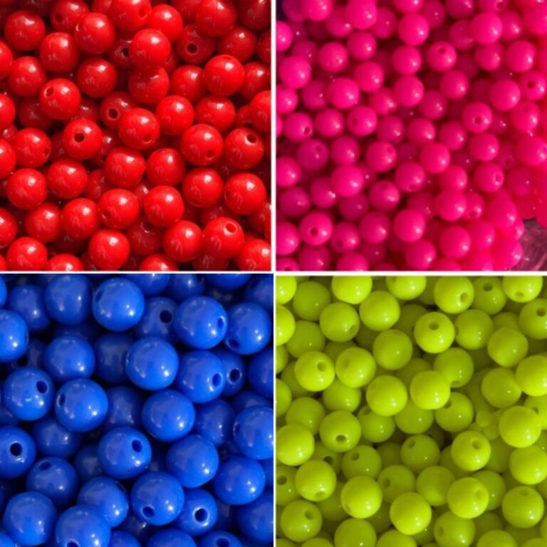 Miçanga Bola Leitosa Infantil – 8mm –