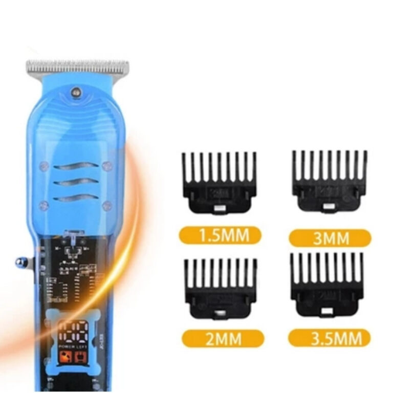 Máquina de Cortar Cabelo Profissional com LCD Sma