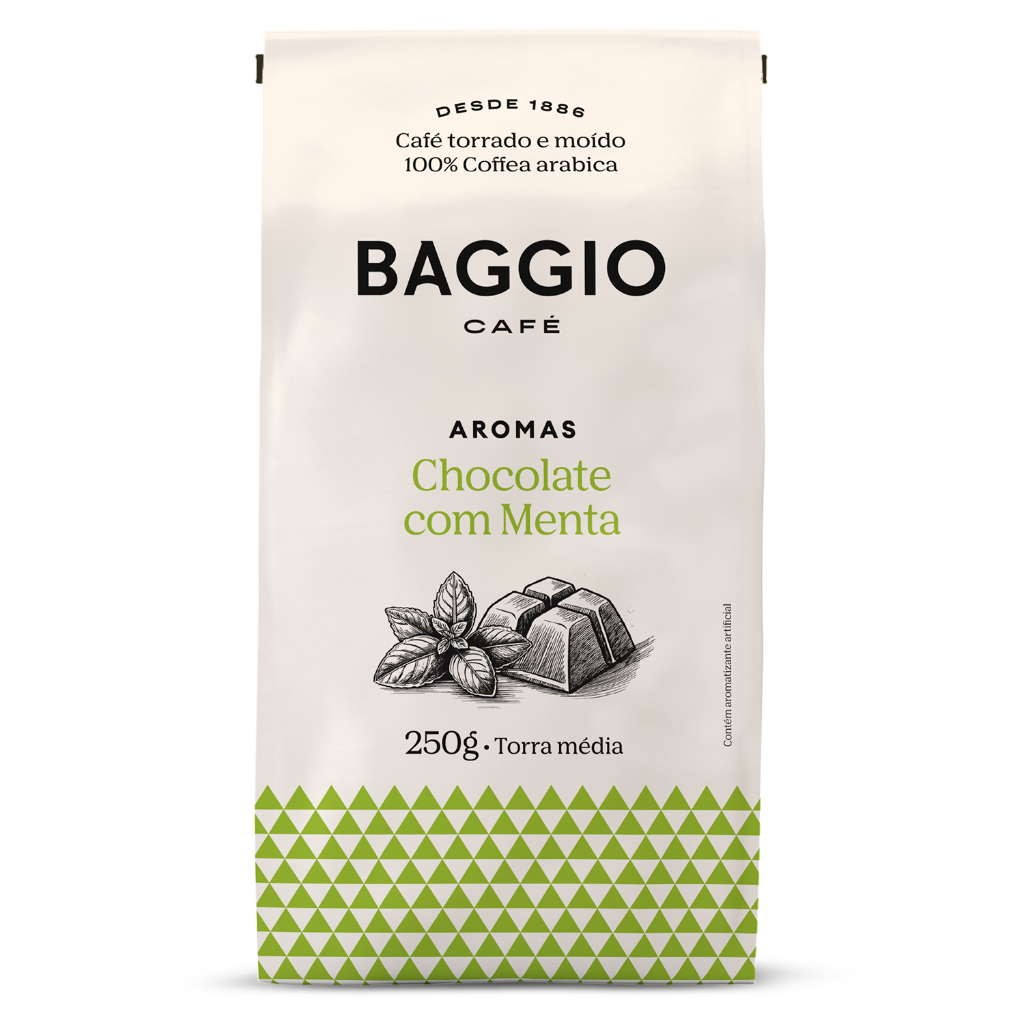 Baggio Café Café Torrado E Moído Aroma De Chocolate Com Menta 250G