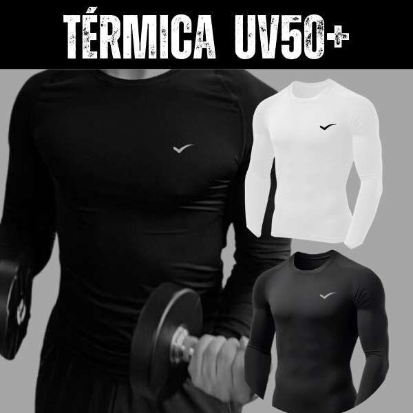 CAMISA TERMICA MASCULINA PROTEÇÃO UV FATOR 50+ F