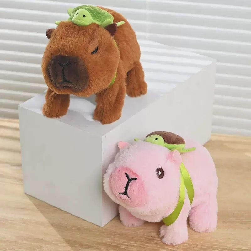 Brinquedos De Pelucia Capivara que anda e faz barulho
