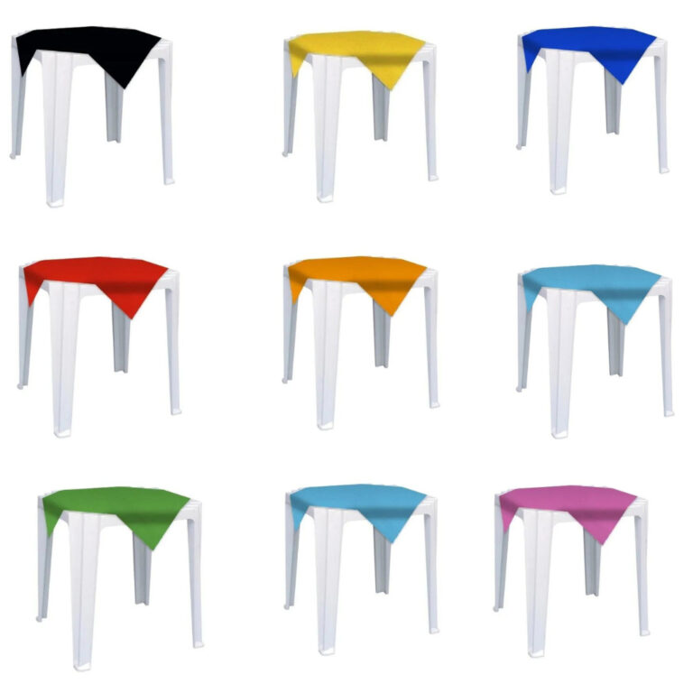 Kit 10/20/30/50 Toalha De Mesa Lisa Plástica 70x7