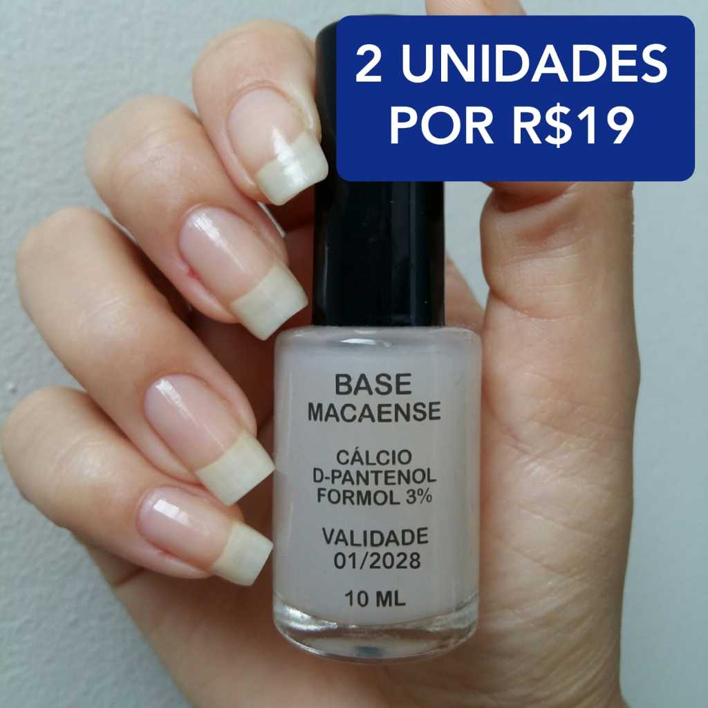 Base Bomba Fortalecedora de Unhas Macaense 10 ml