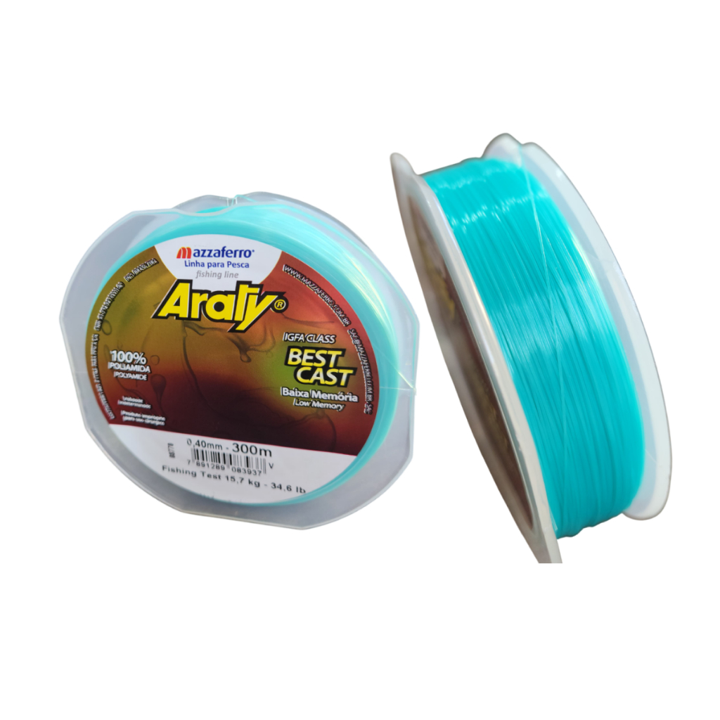 Linha De Pesca Monofilamento Premium Araty 300 M varias medidas  Mazzaferro