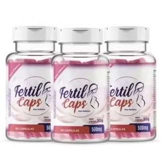 3 Fértil caps original envio imediato