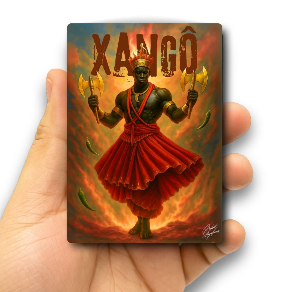 Quadro Decorativo Orixá – Oxum, Oxóssi, Xangô, Umbanda/Candomblé – Escolha 30 Obras Mini 5cm x 7cm