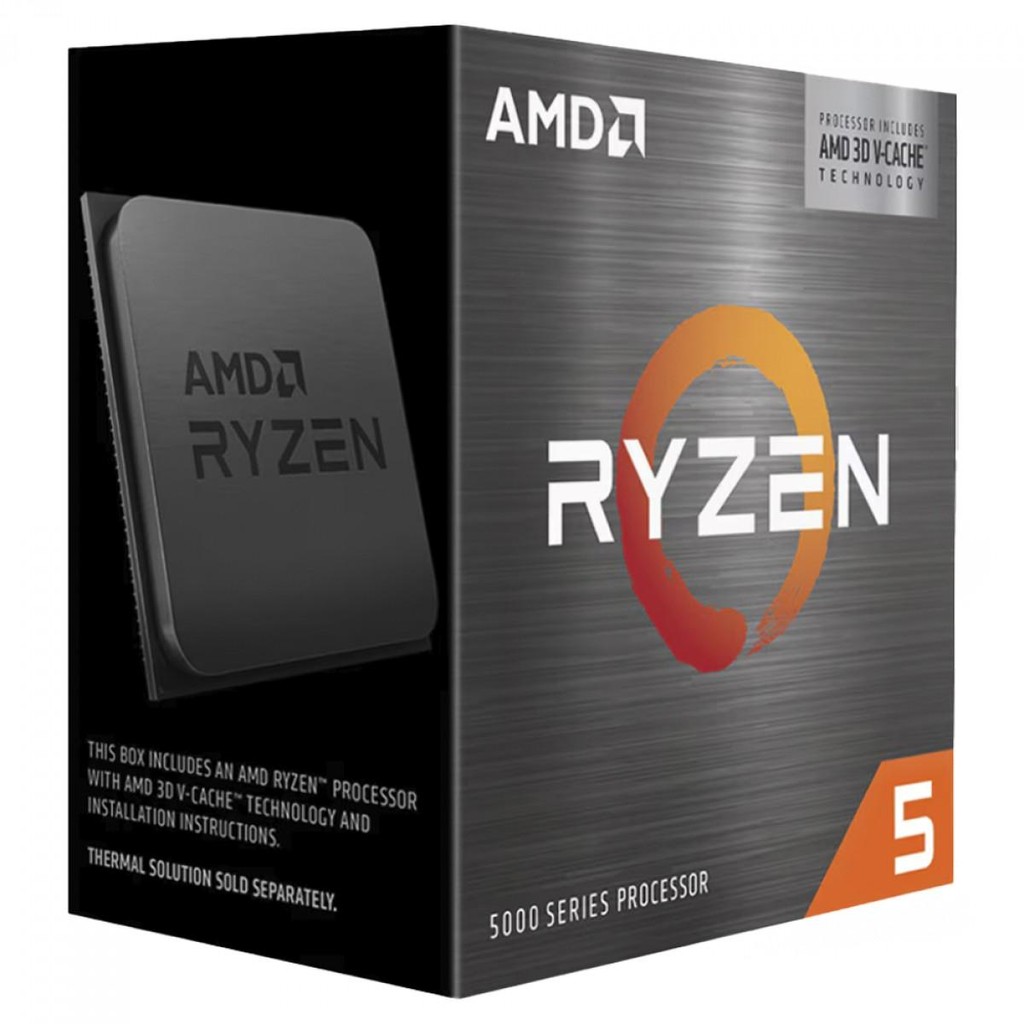 Processador AMD Ryzen 5 5500X3D, 3.0GHz (4.0GHz Turbo), 6-Cores 12-Threads, AM4, 100-100001504WOF
