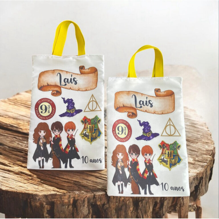 Bolsa de brindes ecobags personalizada Stitch arte