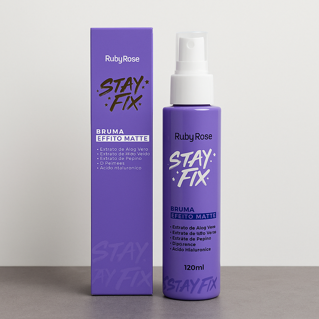 Bruma Fixadora Efeito Matte Stay Fix Ruby Rose 120ml