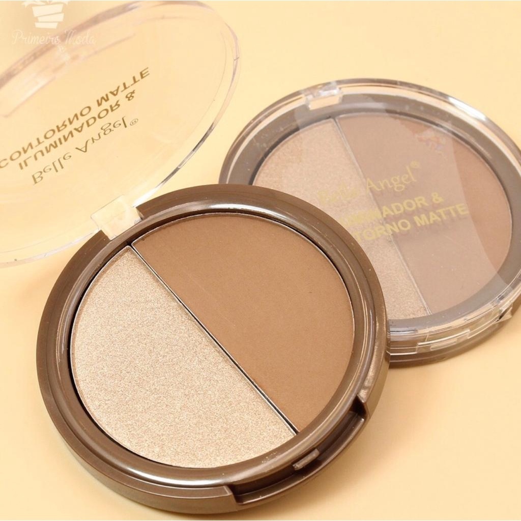 TÁLINDA – Iluminador e Contorno Matte – Lindíssimo e Super Macio – Belle Angel B003-1