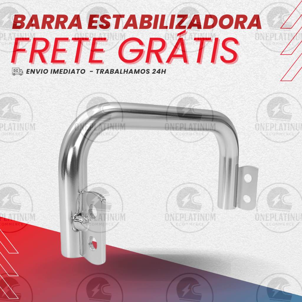 Barra Estabilizadora Moto Cg Cargo Titan Fan Start 125 150 Mix 160 2014 até 2025 – Alta Resistência