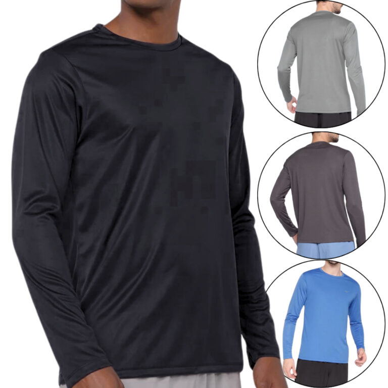 Camisa masculina blusa manga longa segunda pele ma