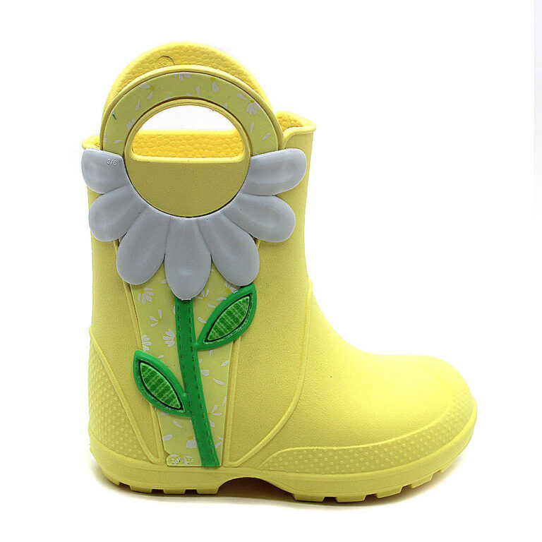 Galocha Infantil Meninas Florzinha Margarida Com A