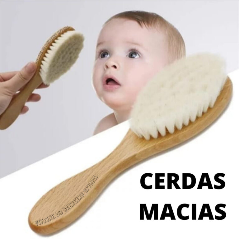 Escova Cerdas Macias P/ Limpeza De Corte De Cabelo
