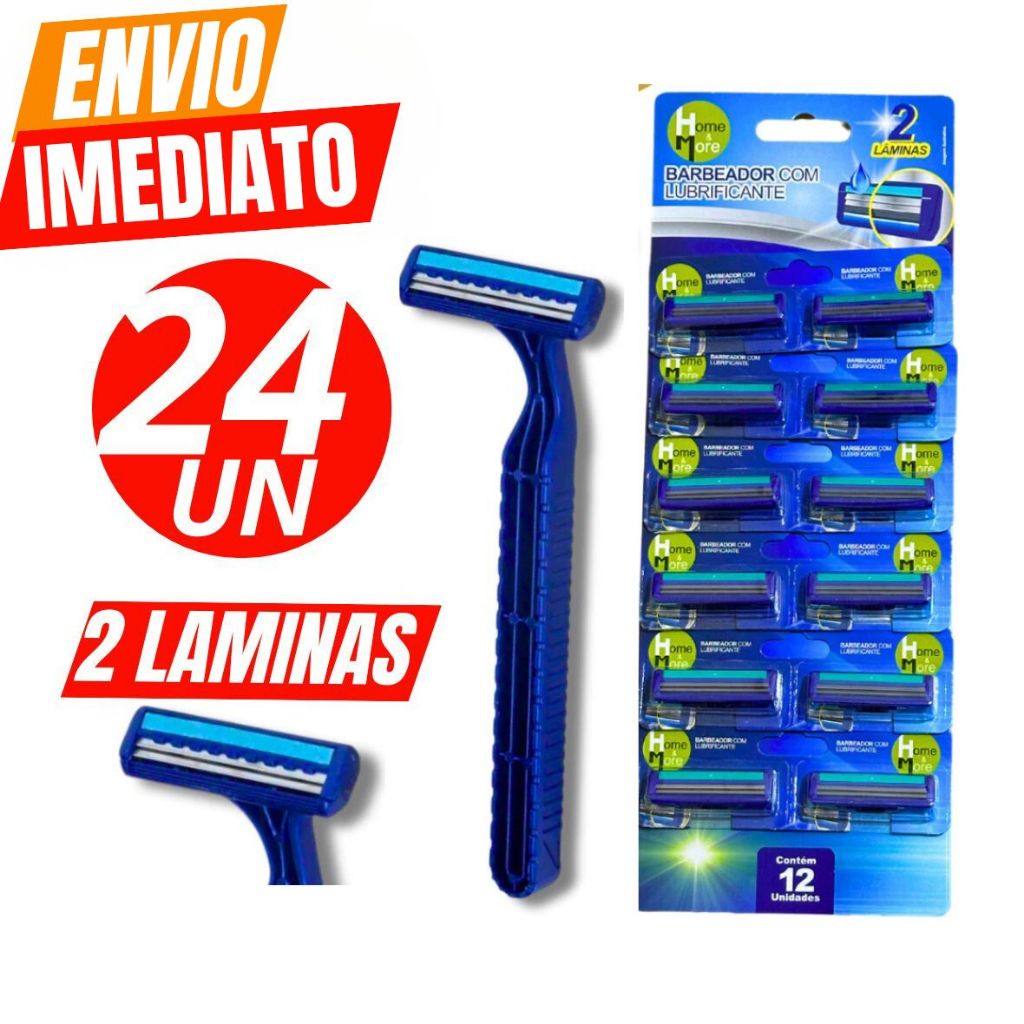 kit 30, OU 20  Prestobarba Aparelho de Barbear 2 Lâminas Com Fita Lubrificante  Barbeador Descartáve