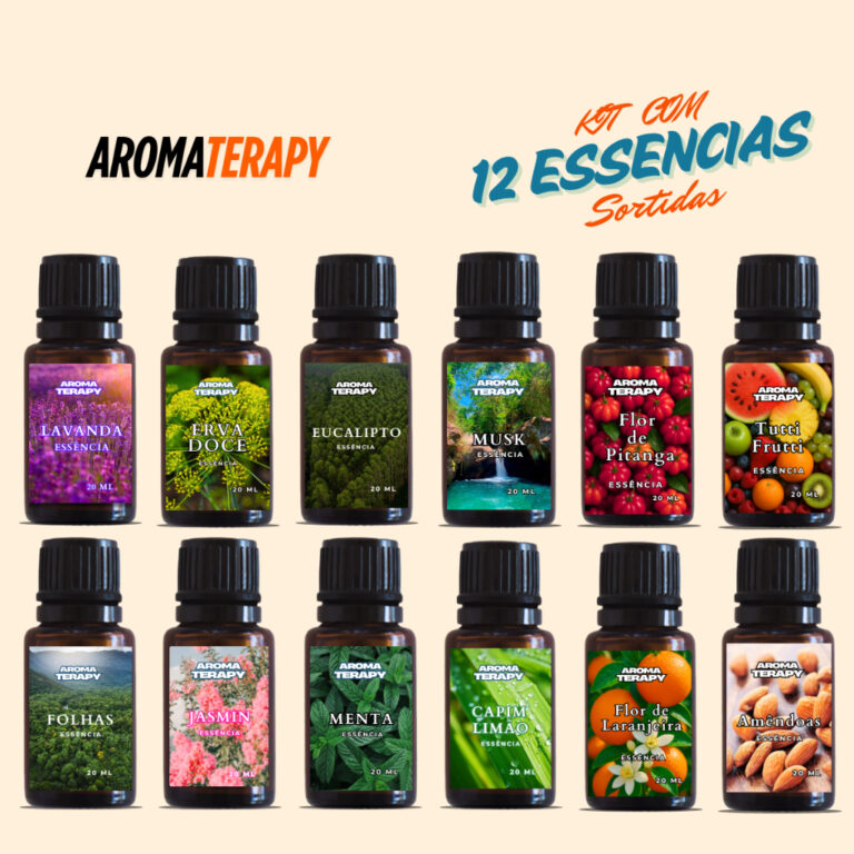 Kit Essências Hidrossolúveis 20ml Para Umificado