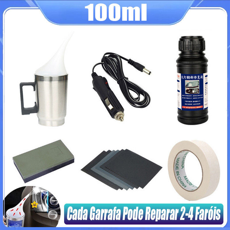 Polimero Revitalizador DeFarois E Copo De Polimento A Vapor – Remove e Limpa Amarelado