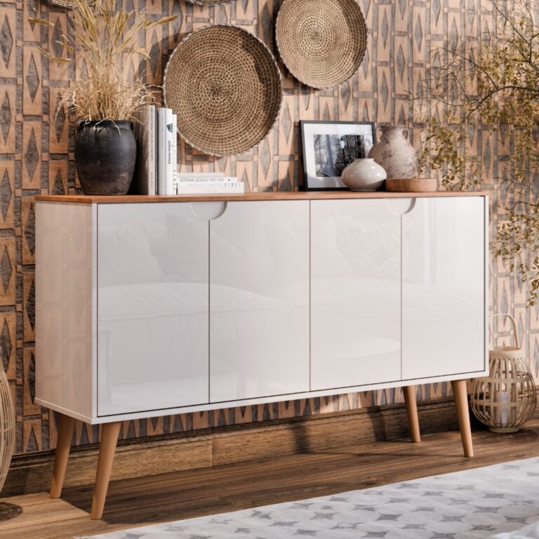 Aparador/Buffet Bar Retrô 4 Portas MAGNUM Cantinh