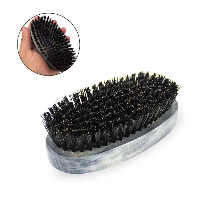Escova Madeira Oval Profissional Barba Bigode Cerd