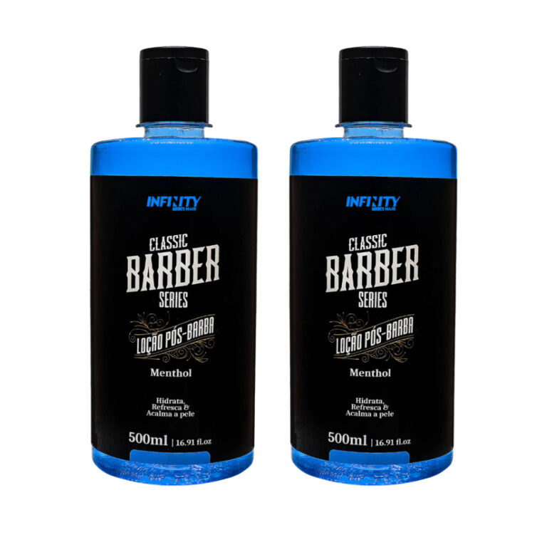 Kit 2x Loção Pós-Barba Menta 500ml Infinity Loo