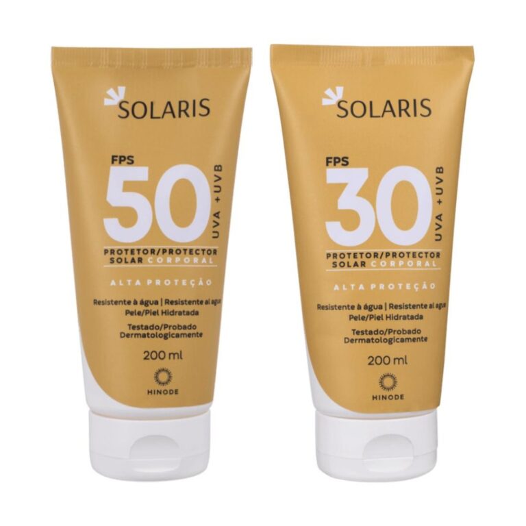 Kit Protetor Solar Corporal Solaris FPS 50 e 30 20
