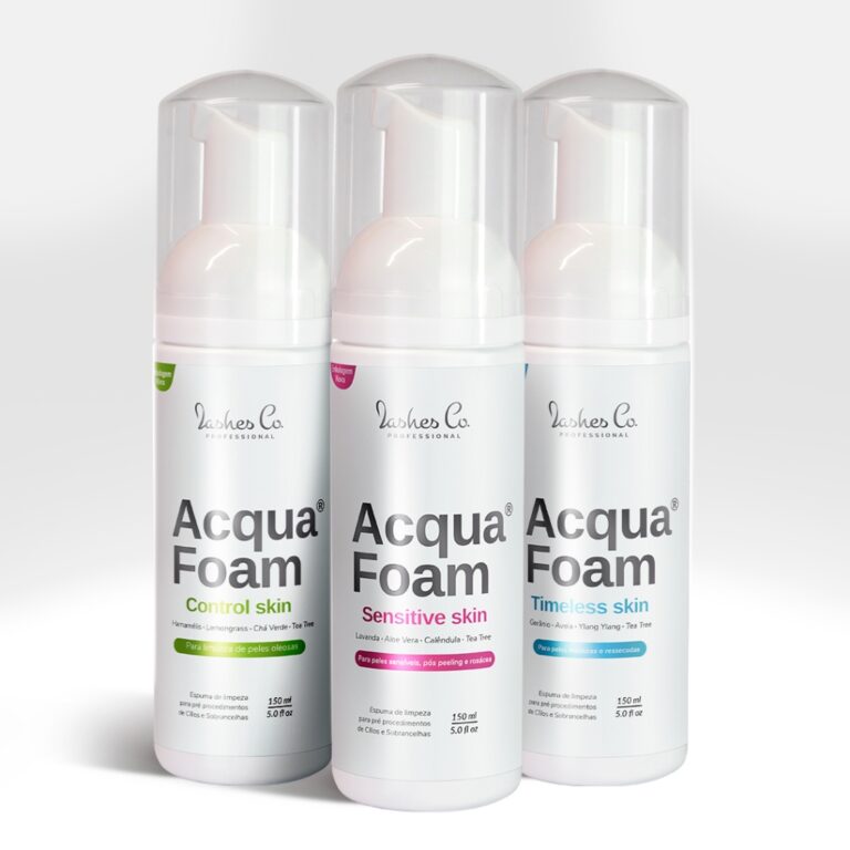 Espuma Higienizadora Linha Acqua Foam Para Extens�