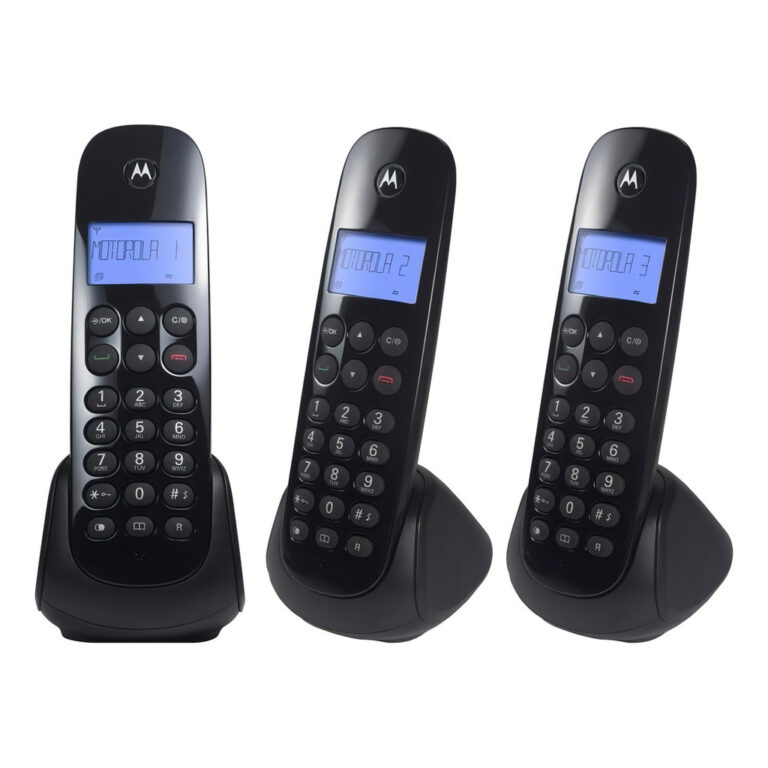 Telefone sem Fio + 2 Ramais MOTO700-MRD3 Preto Mot