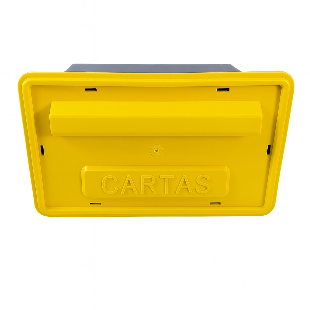 Caixa De Correios para grade , muro , portão Pvc Carta Correspondências Embutir e Sobrepor Não Enfer