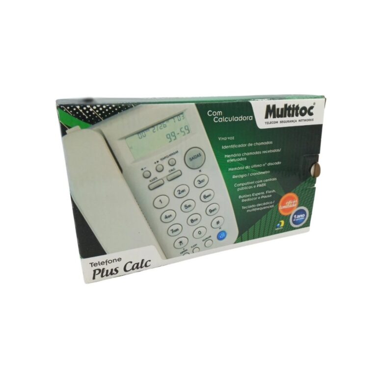 Excelente Telefone Com Calculadora, Viva voz, Iden