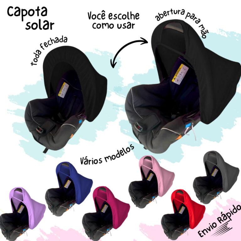 Capota Para Bebê Conforto Até 13 kg Protetor Sol