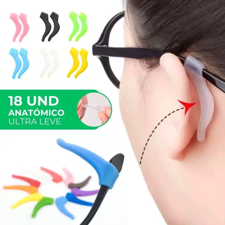 Kit Suporte Trava Armação de Óculos Antiderrapa