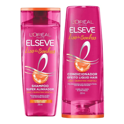 KIT ELSEVE SH + COND SUPER ALINHADOR LISO DOS SONH