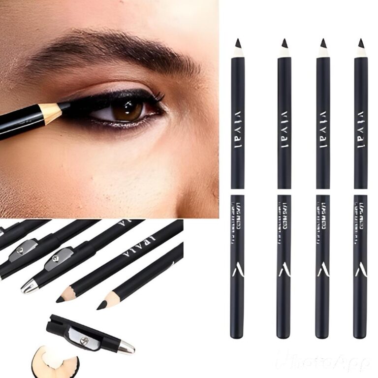 Kit C/x3 ou x6 Lápis de Olho Preto com Apontador