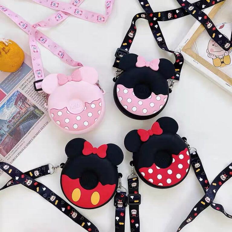 Bolsa De Silicone Infantil Criança Minnie