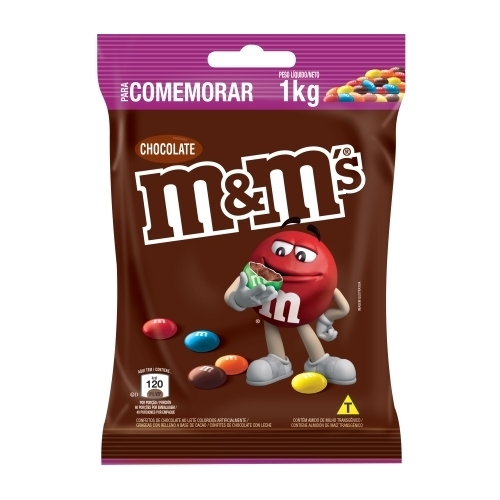 Confeito De Chocolate Ao Leite MEms Para Comemorar