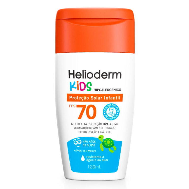 Protetor Solar Infantil Helioderm Kids FPS 70 Hipo