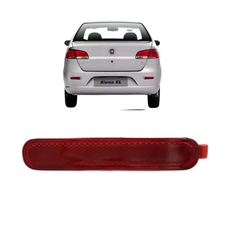 Refletor Do Para-choque Fiat Siena 2001 Até 2014 