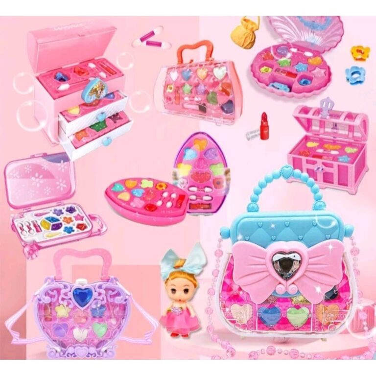 Kit Maquiagem Infantil Menina Completo Com Pincéi