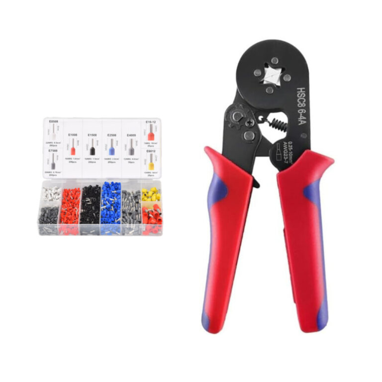 Kit Alicate Crimpar Prensa Com Box 1200 Terminal I