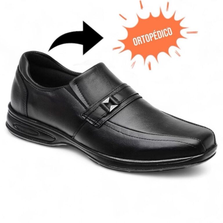 Sapato Social Masculino Linha Confort Super Macio 
