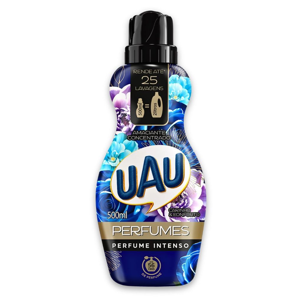 Amaciante Concentrado Perfumes Uau Carinho E Conforto 500ml