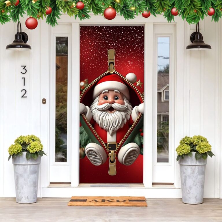 Capa Para Porta Painel De Mesa 50×50 Natal Pa